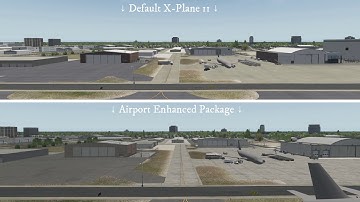 X-Plane 11 Airport Enhanced Package first look