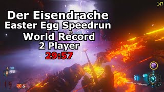 Der Eisendrache Easter Egg Speedrun World Record 2 player classic gums