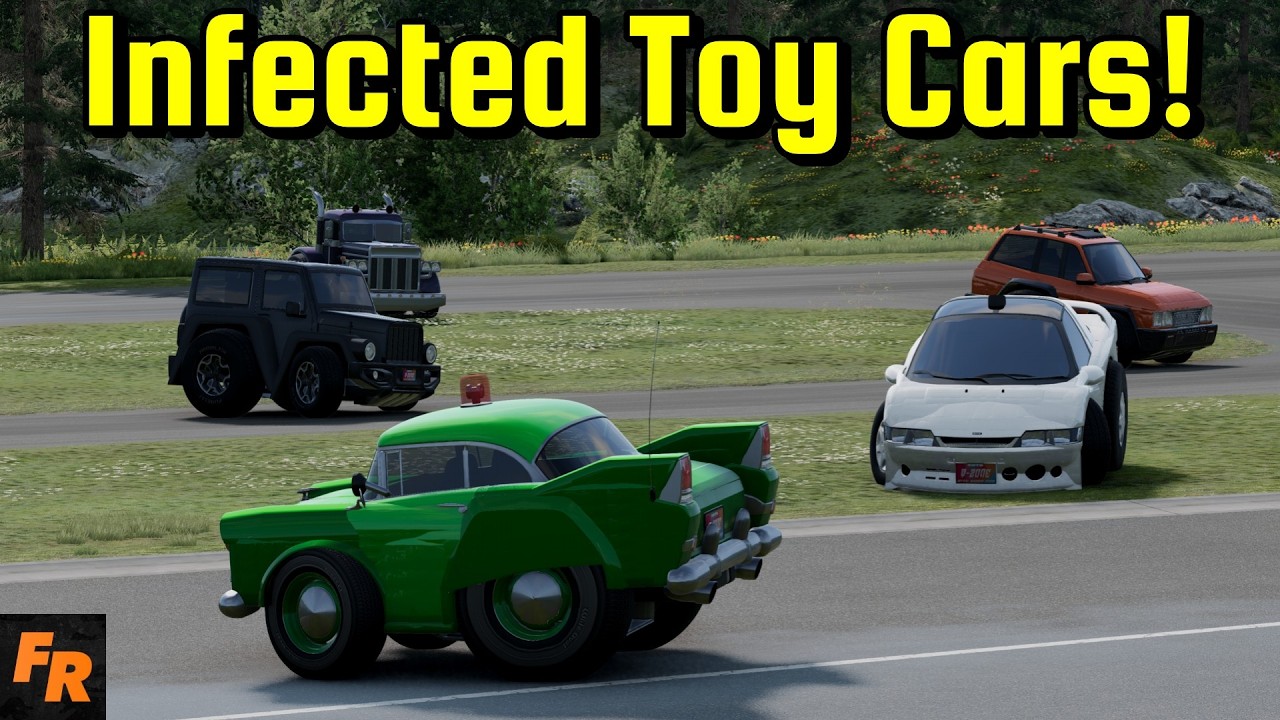 Infected Toy Cars! - BeamNG Drive Challenge
