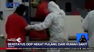Gunakan APD, Tim Medis Jemput Paksa Wanita ODP Corona di Gunung Sahari Jakarta Pusat - SIS 09/04