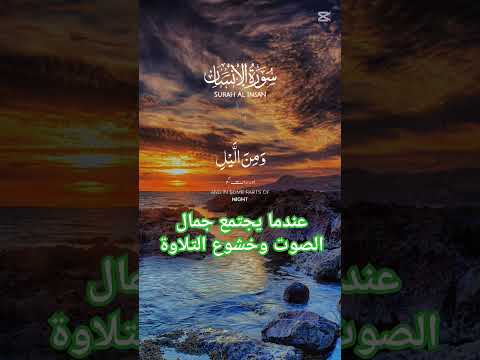 عندما يجتمع جمال الصوت وخشوع التلاوة حور اسلام صبحي  اكسبلور تيك توك لايك