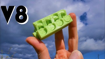 3D-Printed V8 Engine - NO ASSEMBLY REQUIRED!