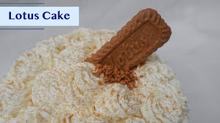 Lotus Cake Recipe | 大熱Lotus芝士蛋糕：一次滿足海綿蛋糕\&芝士蛋糕的願望｜로투스 케이크