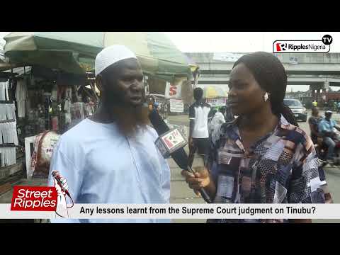 Any lessons learnt from the Supreme Court judgment on Tinubu?
