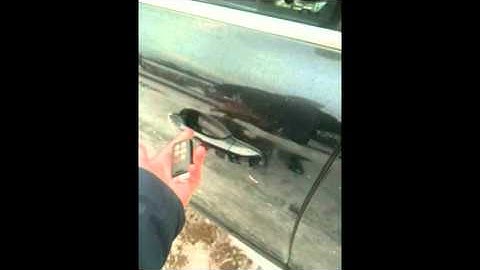 Volvo XC60 Keyless - Empty Battery - not able to unlock the door