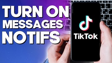 How To Turn ON Direct Messages Notifications Notifications on TikTok App