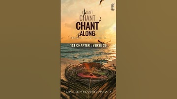 Bhagavad Gita -Chapter 01 Verse 39 -Chant | Consequences of Family Ruin | #bhagavadgitachanting