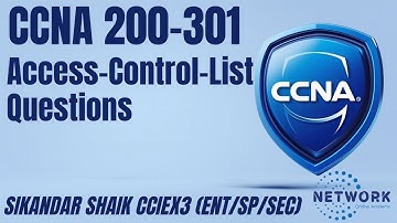 CCNA 200-301 Exam Questions | Security ACL Concept | Sikandar Shaik