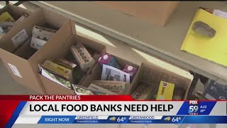 Pack The Pantries: Local food bank needs help