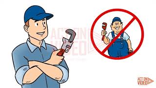 Whiteboard Service Explainer Video for Plumber   ActonVideo