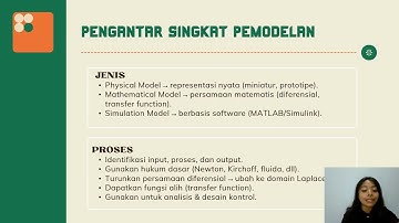 TUGAS 3 |  Pemodelan & Kontrol PID di Simulink Matlab – Tank Level, Mass Spring Damper, DC Motor!