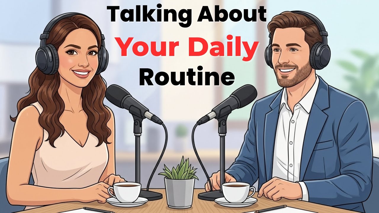 Talking About Your Daily Routine in English | Simple English ...