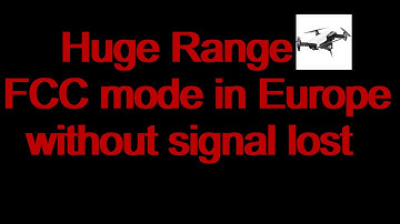 huge range test in FCC MODE in Europe with Mavic Air