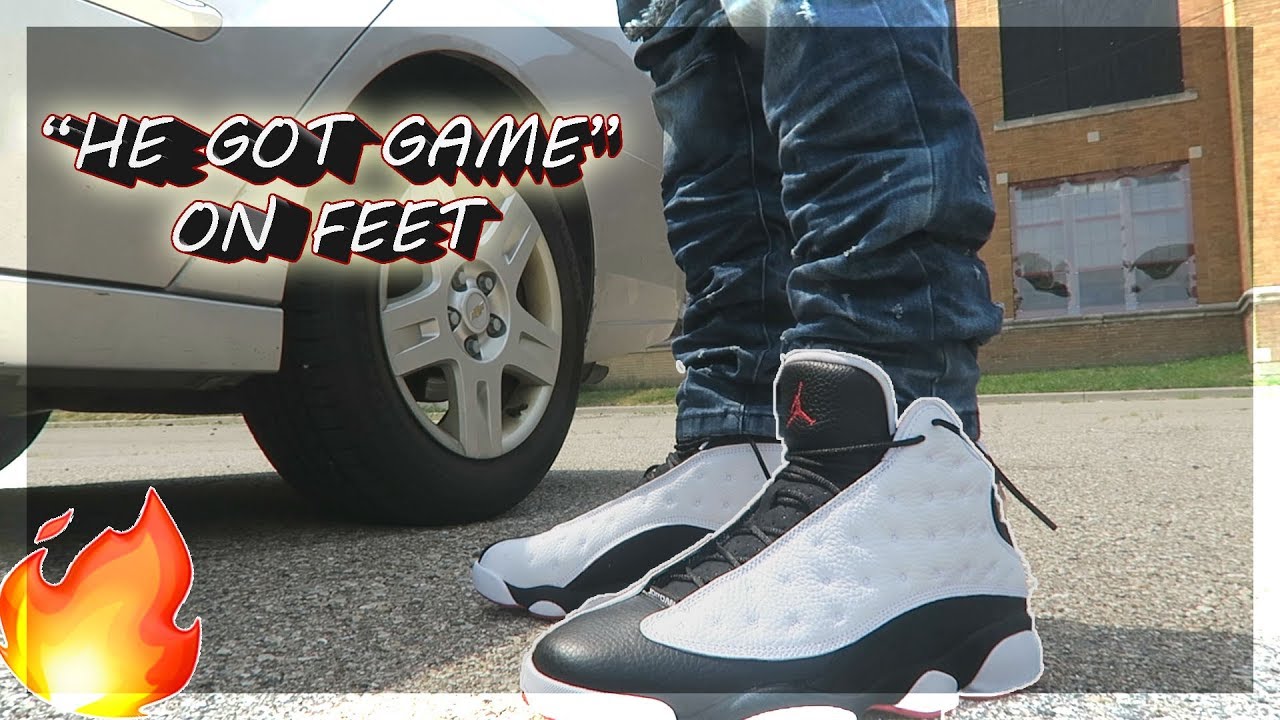 he got game 13s on feet