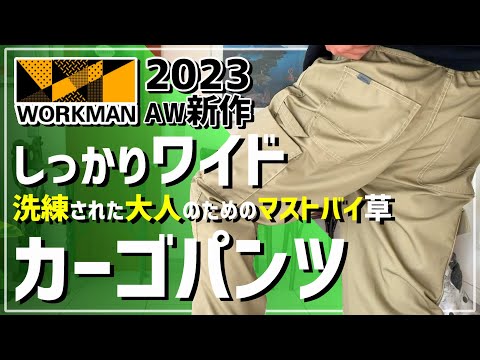 ワークマン2023】最強カーゴパンツ【超撥水CHINOペインターカーゴ 