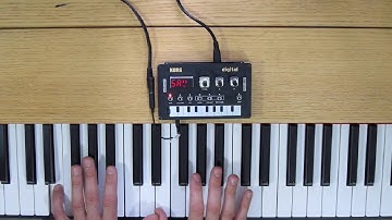 Korg NTS-1 Sounds Immense Over Midi! - No External FX -Warm Up Jam