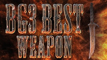 GREATEST WEAPON IN BG3 The Poo-Scraper! (FULL)