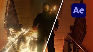 Fire VFX After Effects Tutorial : Mocha AE + AI Relighting & Roto [Mask Prompter | Rotobrush 3.0]