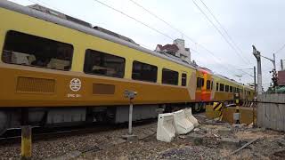 126A次迴送列車通過斗六市鎮北路平交道 20201108