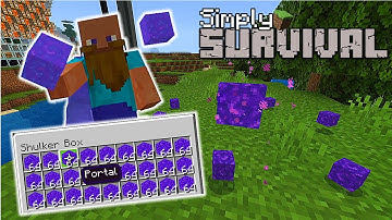 Nether Portal Block Farm 100% in Survival! Minecraft -Tutorial- MCPE , Xbox ,PS4 ,Windows ,Switch