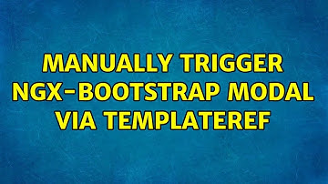 Manually trigger ngx-bootstrap modal via TemplateRef