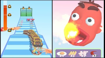 ✅HamBurger Stack Runner 3D - 😝Gameplay Walkthrough Part 1 (iOS,Android Gameplay)