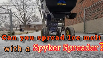 Can you spread Ice melt with a @Spyker Spreaders