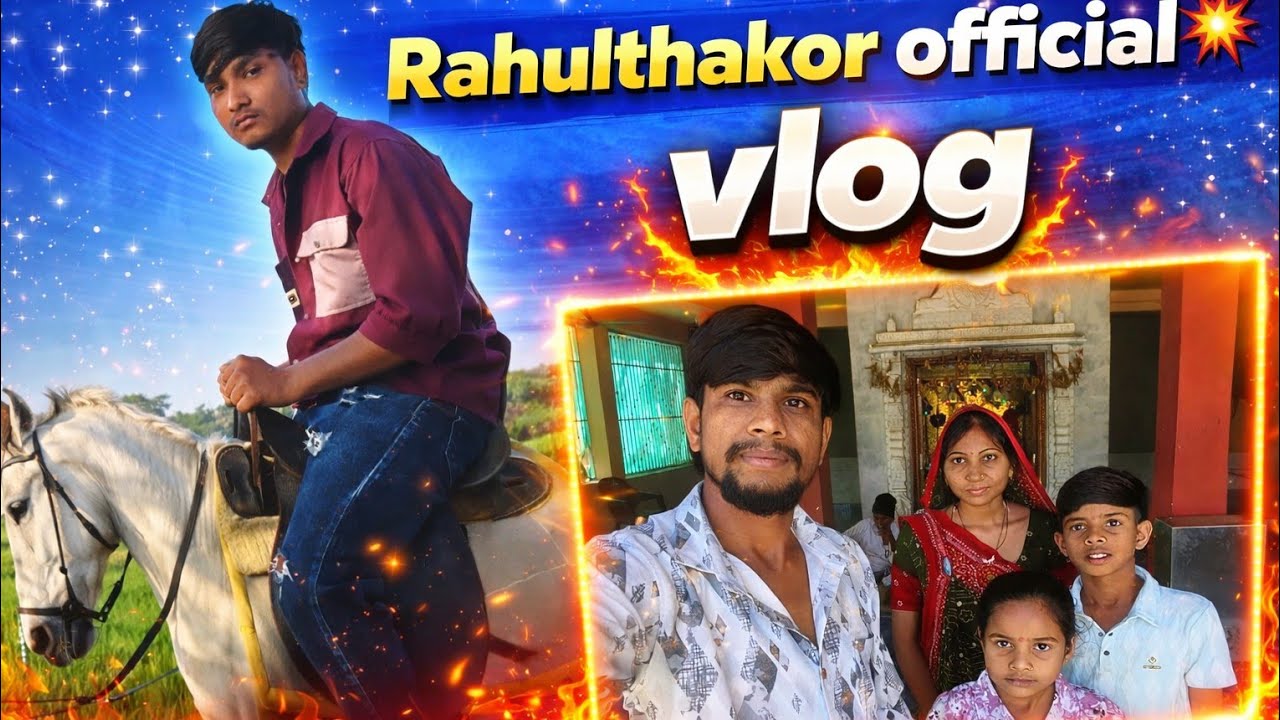 Vlog:31# આજે ભાણા અને ભાણીબા સાથે મીની ગિરનાર  ગયા🤍#વરરાજા એ લગન પેલા ઘોડે સવારી કરી 😎