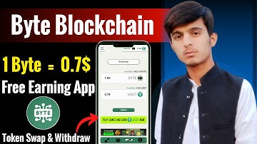Byte Blockchain App withdrawal | Byte Blockchain App Token Swap | Byte Blockchain App