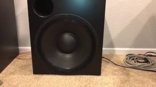 Tekton 21 Subwoofer Extreme Home Theater Sub 2000 Watts Rms Ultra Low 25 Hz The House Was Flexing