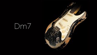 Video thumbnail of "Dm7 dorian backing track - funk fusion style"