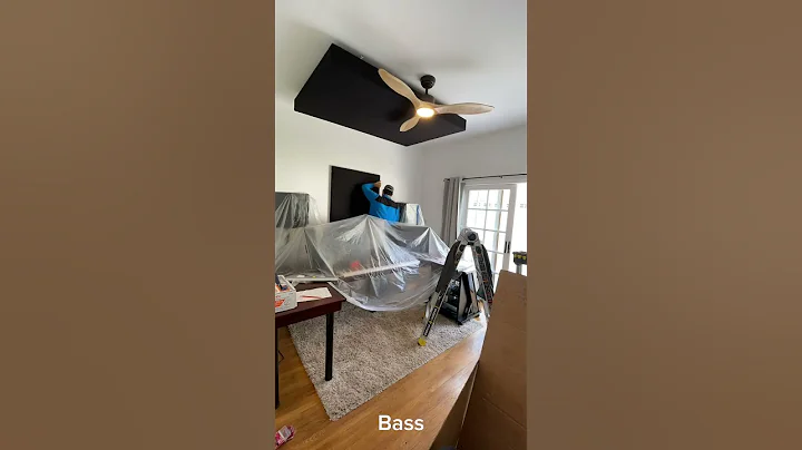 Recording Studio Install Timelapse with 10 of our 4” & Triangle Standard Black Bass Traps & Clouds!