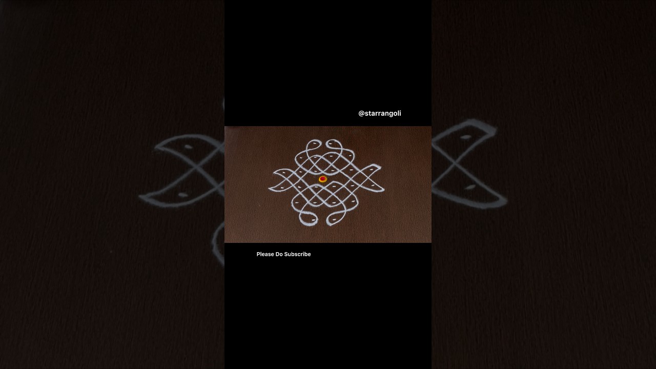 6×2 Dots Easy Daily Muggulu | Thipkyanchi,Festival Rangoli | Easy Chukkala Muggulu 