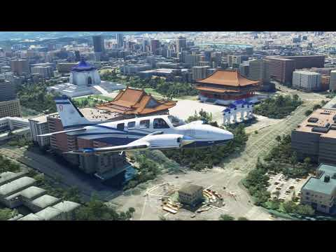 Taipei (Taiwan) in Microsoft Flight Simulator 2020