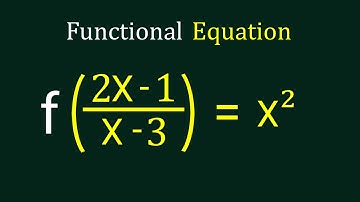 Functional Equation | f(x) =?