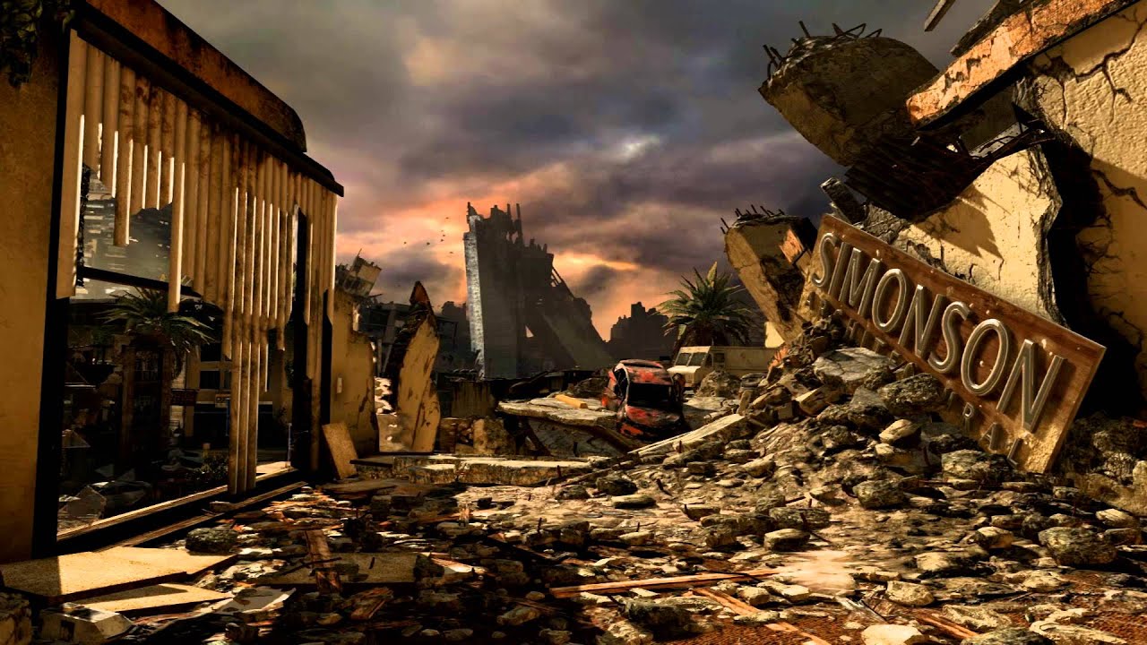 Call Of Duty Ghosts Desolate City Scene Live Wallpaper Call Of Duty Ghosts Desolate City Scene Live Wallpaper