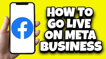 How To Go Live On Facebook In Meta Business Suite (Easy)