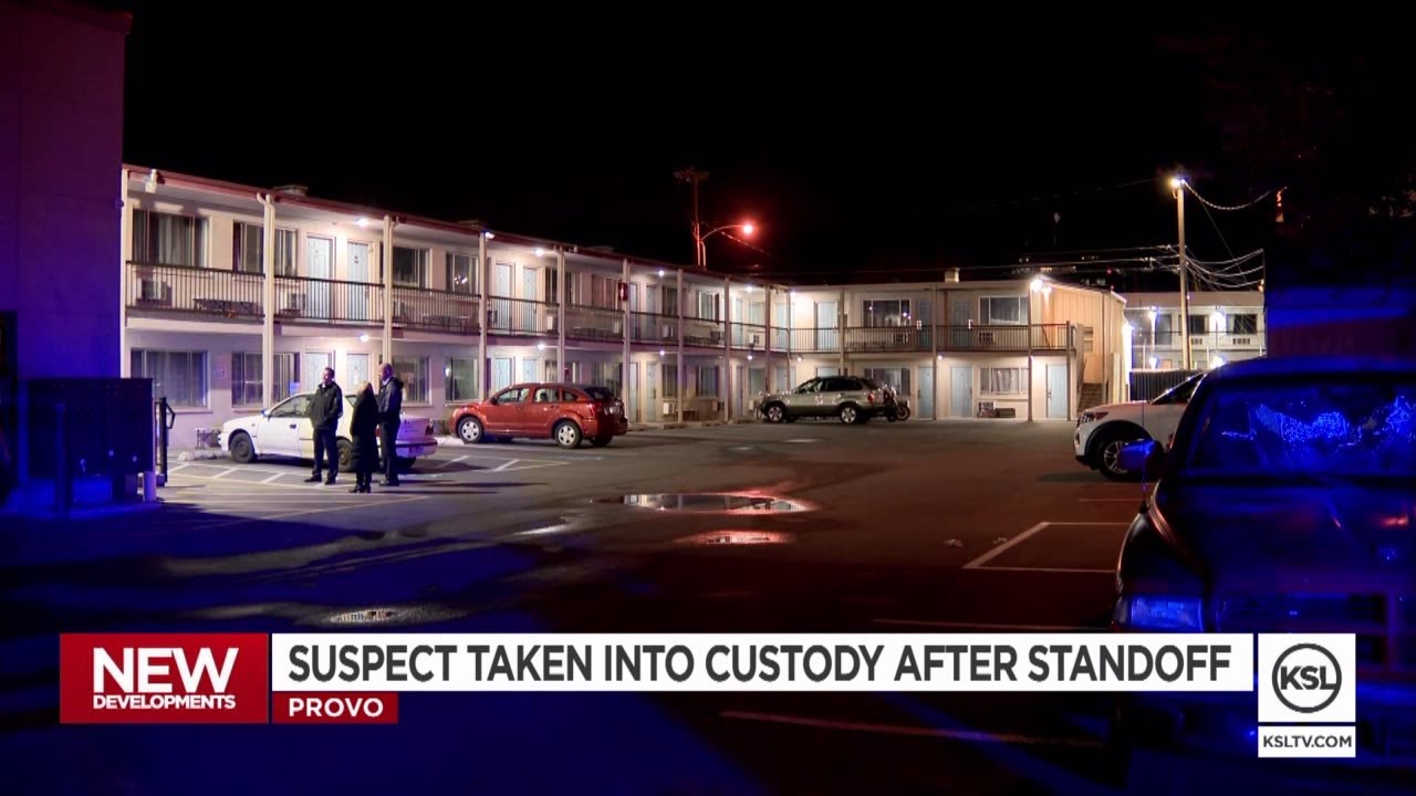 SWAT arrests man after he barricaded himself in Provo complex - YouTube