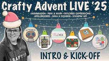 KICK OFF 🔴 Crafty Advent LIVE 2025 | Interactive Crafting & Giveaway Series