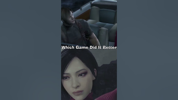 Leon Checking Out Ada Wong Comparison in RE4