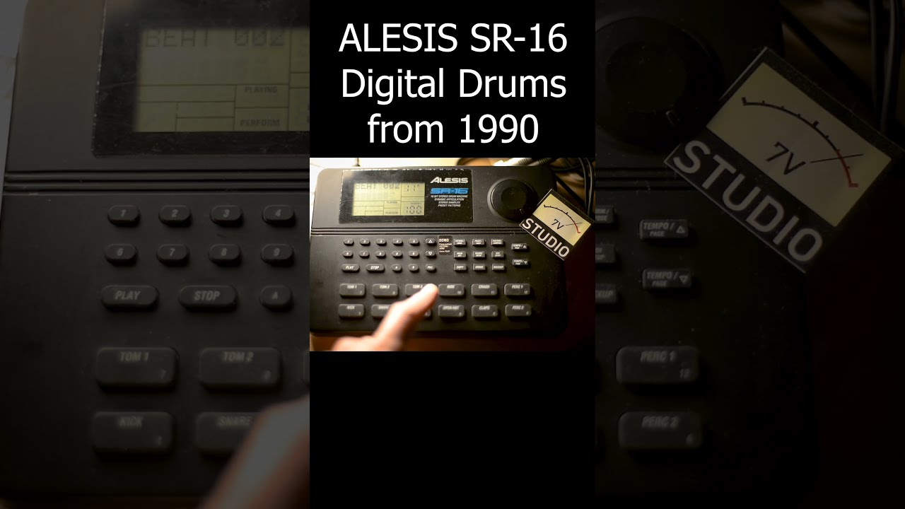 ALESIS SR 16 Vintage Digital Drummachine #7vstudio