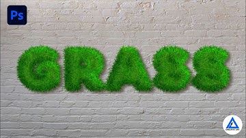 Grass Text Effect | Photoshop in HINDI tutorial