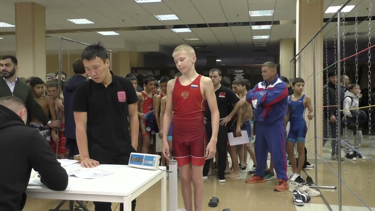 Взвешивание борцов Мечиевский 2024.