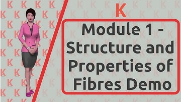 Demo: Module 1 - Structure and properties of fibres