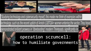 Operation Scrumcell : proving government incompetence