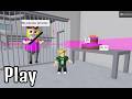 POLICE GIRL PRISON RUN! Obby roblox Gameplay Walkthrough No Death 4K