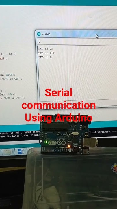 Quick Tutorial | Serial Communication using Arduino - YouTube