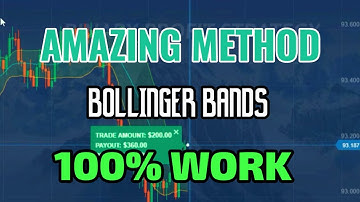 Amazing Method - Using only Bollinger bands indicator 💯 Work - Pocket option strategy 📈🔥