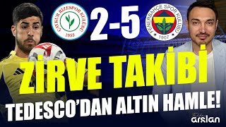 Ç. Rizespor - Fenerbahçe Maç Sonu Tedesco, Sadettin Saran, Transfer, Lewandowski, Sörloth Canlı