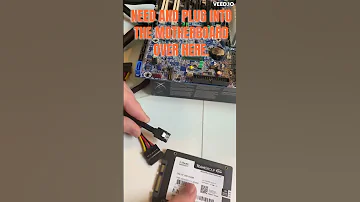 How To Plug Up Your HDD Or SSD Drive Using SATA 